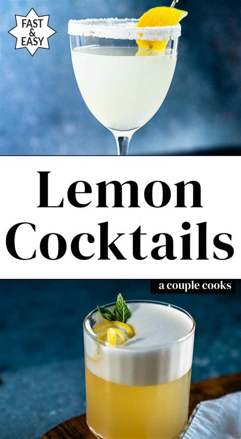 20 Best Lemon Cocktails to Try Now - A Couple Cooks