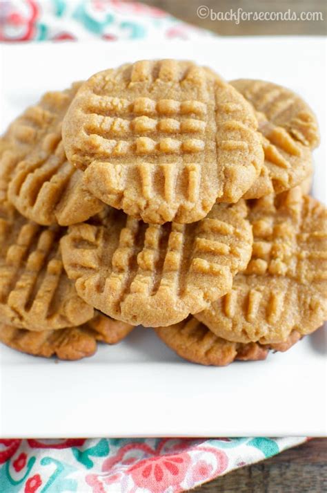 3 Ingredient Peanut Butter Cookies {Gluten Free}