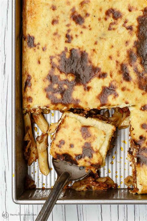 Pastitsio Recipe - Greek Lasagna | The Mediterranean Dish