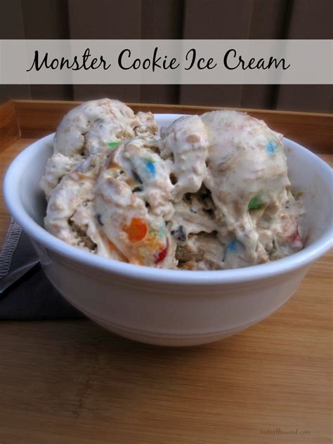 Monster Cookie Ice Cream - Num's the Word
