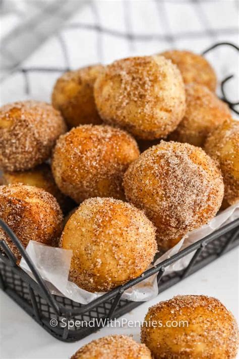 3 Ingredient Donut Hole Recipe - Spend With Pennies