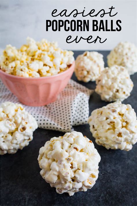 Easiest Popcorn Balls Recipe Ever - Thirty Handmade Days