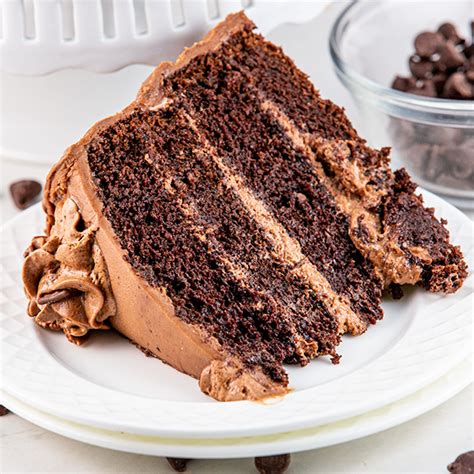The Best Chocolate Cake with Chocolate Mousse Filling …
