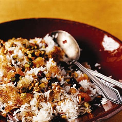Jeweled Rice with Dried Fruit Recipe | Epicurious