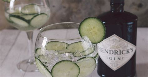 Hendrick's gin tonic cucumber recipe | Yuzu Bakes
