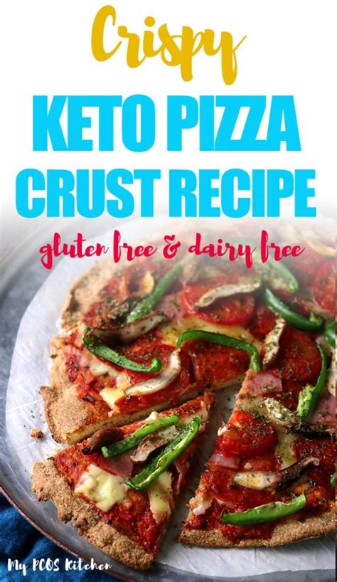 Thin or Thick Keto Low Carb Pizza Crust - My PCOS Kitchen