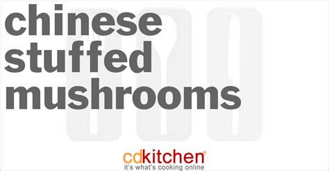 Chinese Stuffed Mushrooms Recipe | CDKitchen.com