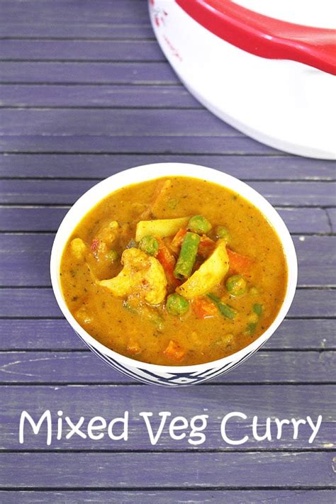 Mixed Vegetable Curry Recipe (How to make Mix Veg …