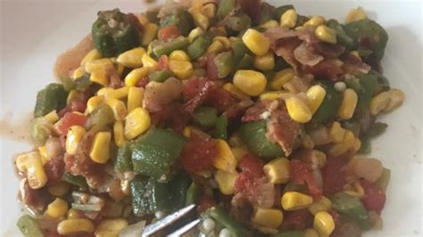 Okra, Corn and Tomatoes - Allrecipes