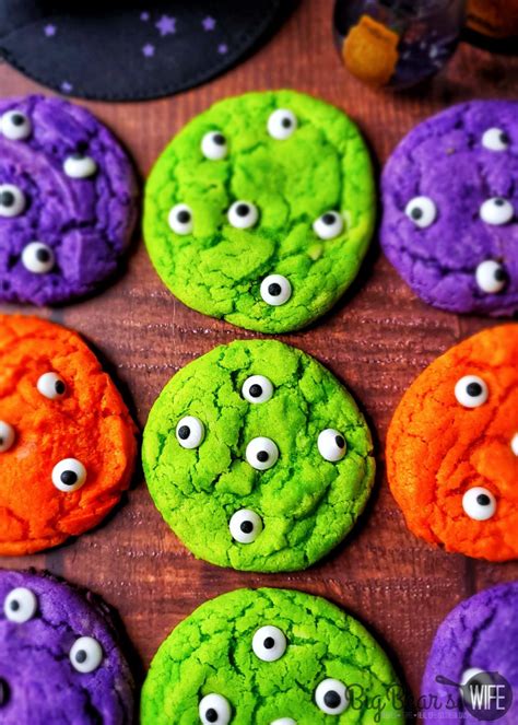 Cake Mix Monster Cookies #HALLOWEENTREATSWEEK …