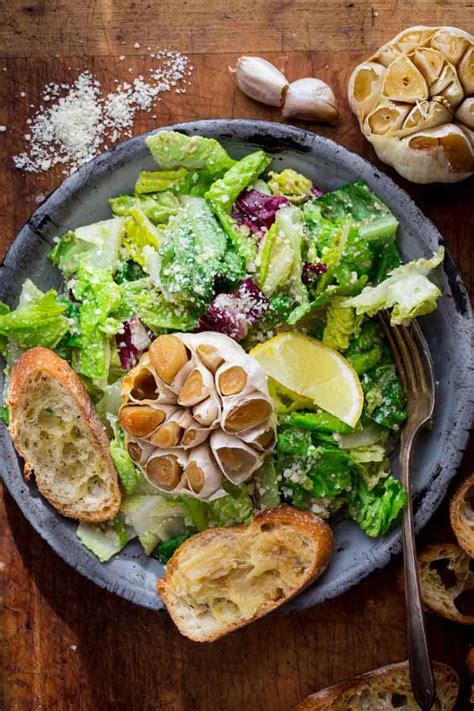 roasted garlic caesar salad - Healthy Seasonal Recipes