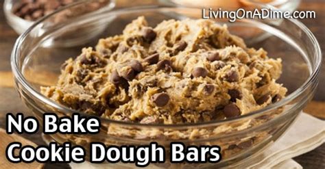 No Bake Cookie Dough Cookie Bars Recipe - Living On …