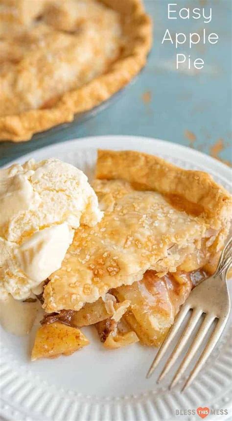 Easy Apple Pie Recipe (Using Fresh Apples) 