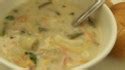Hearty Veggie Soup in a Creamy Mushroom Broth