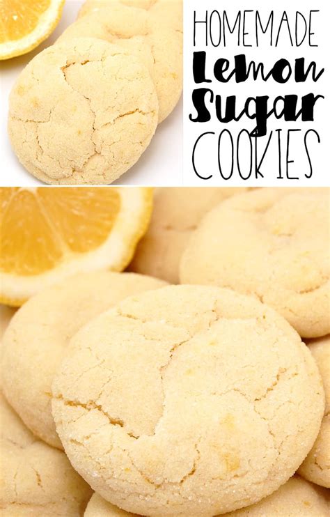 Soft Homemade Lemon Sugar Cookies Recipe - Sweet …