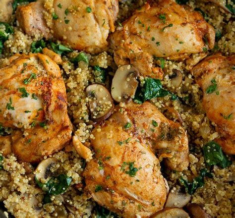 One Pot Chicken and Spinach Quinoa Recipe - The …