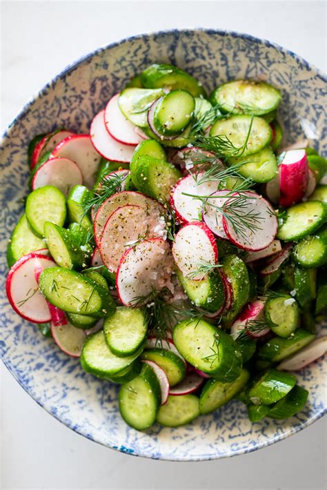 Easy cucumber radish salad - Simply Delicious