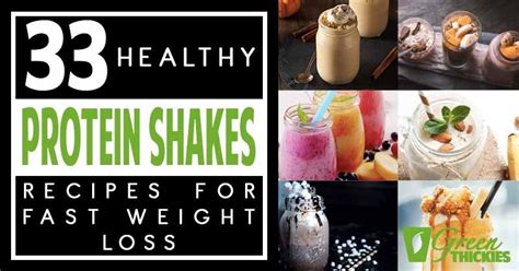 33 Healthy Protein Shakes Recipes For FAST Weight Loss