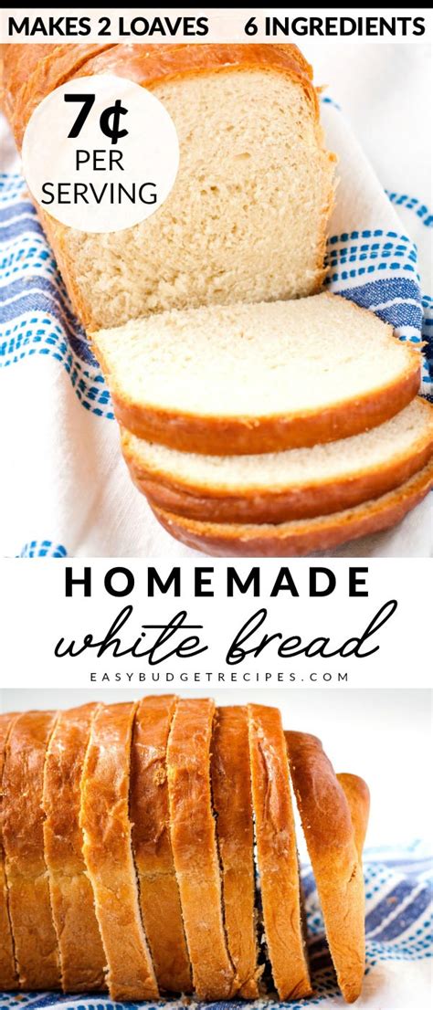 Grandma’s Homemade White Bread - Easy Budget Recipes