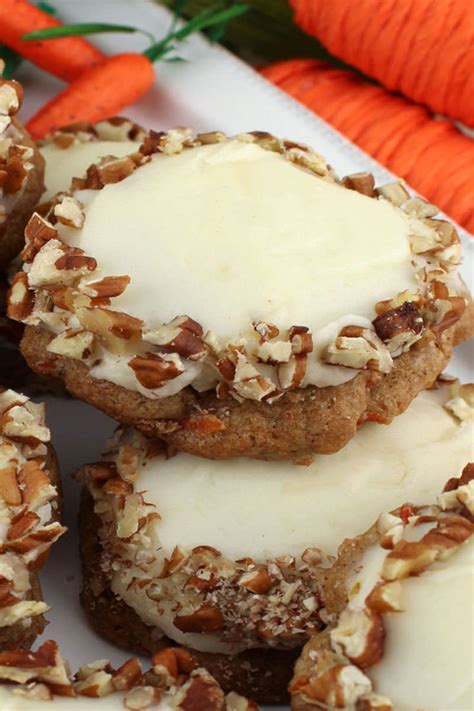 Carrot Cake Cookies with Cream Cheese Frosting - Two …