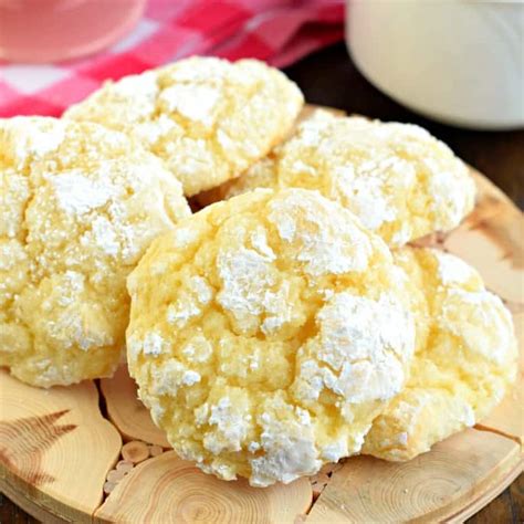 Easy Lemon Gooey Butter Cookies Recipe {no cake mix …