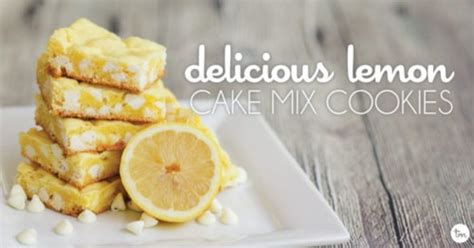 Easy Lemon Cookies from Cake Mix - Today's Mama
