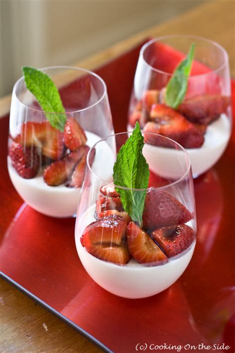 Recipe: Panna Cotta with Balsamic Strawberries