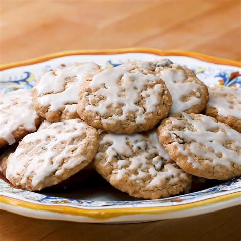 Iced Oatmeal Cookies Recipe by Tasty