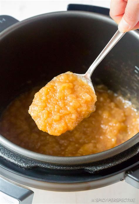 Homemade Instant Pot Applesauce Recipe - A Spicy …