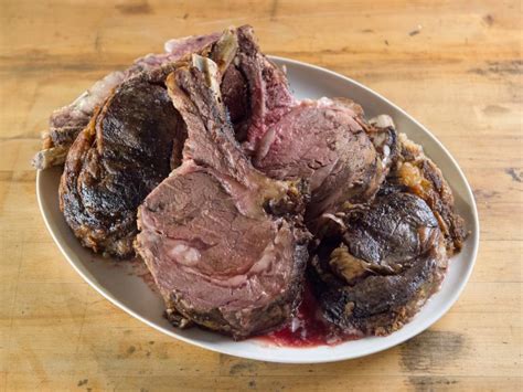Prime Rib with Red Wine-Thyme Butter Sauce Recipe