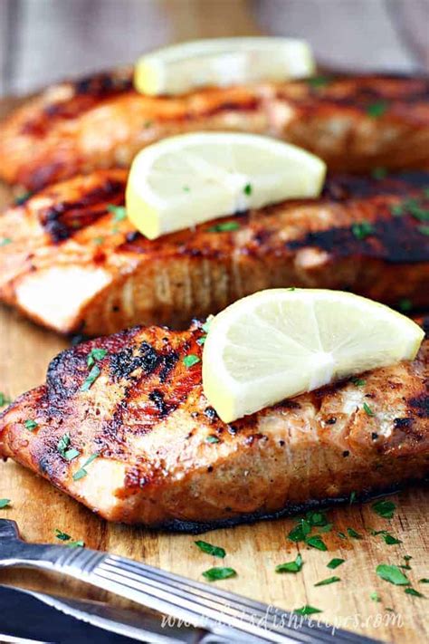 Soy Sauce and Brown Sugar Grilled Salmon - Let's Dish …