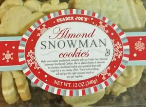 Trader Joe’s Almond Snowman Cookies Reviews