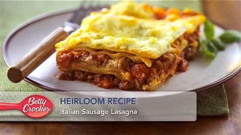Heirloom Recipe Italian Sausage Lasagna