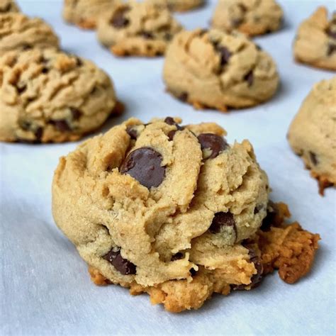 Thick and Chewy Peanut Butter Chocolate Chip Cookies
