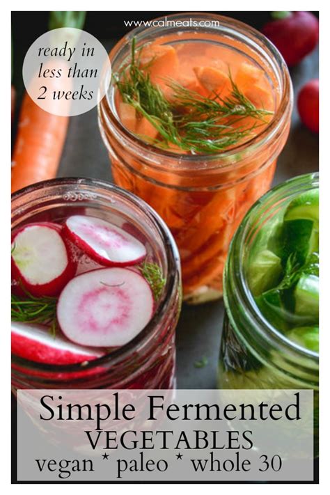 Easy Fermented Vegetables with Just Salt and Water