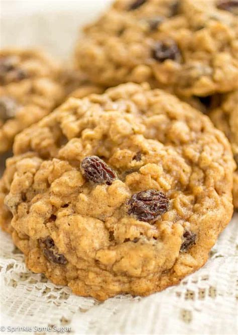 Classic Soft and Chewy Oatmeal Raisin Cookies