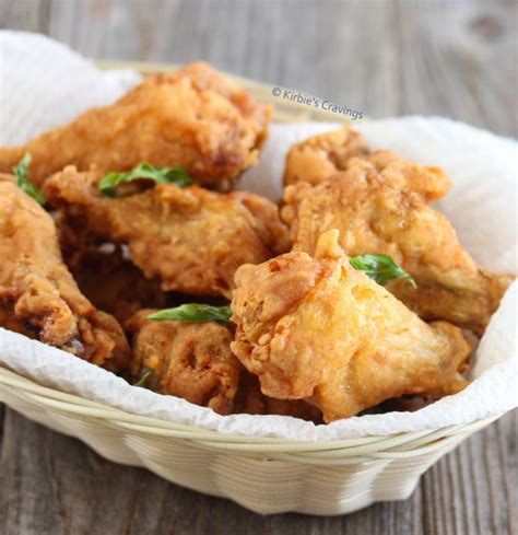 Golden Fried Chicken Wings - Kirbie's Cravings