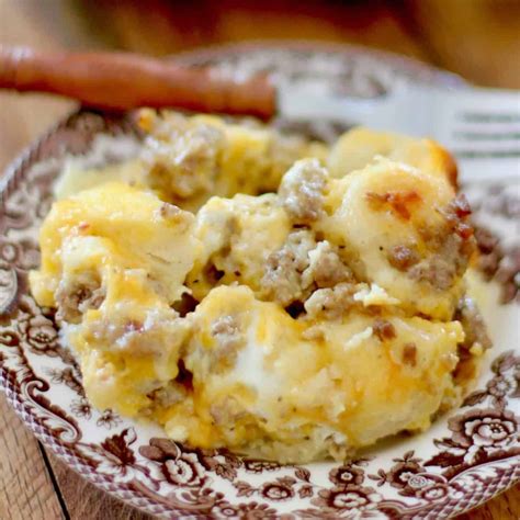 Sausage, Egg and Cheese Biscuit Casserole - The Country …