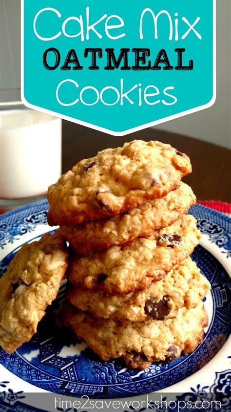 Cake Mix Oatmeal Cookies Recipe - Kasey Trenum