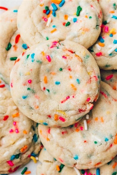 The Best Funfetti Cookies (Super Soft!) - Pretty. Simple.