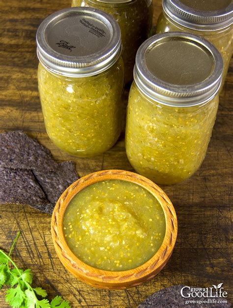 Roasted Tomatillo Salsa Verde Canning Recipe - Grow a …