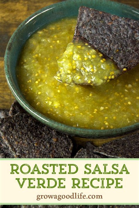Roasted Salsa Verde - Grow a Good Life