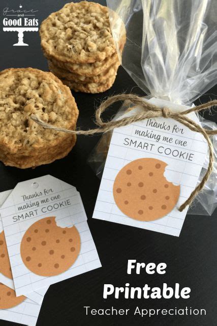 Teacher Appreciation: Smart Cookie Free Printable