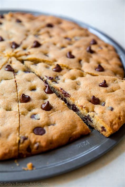 Chocolate Chip Cookie Pizza - Sally's Baking Addiction