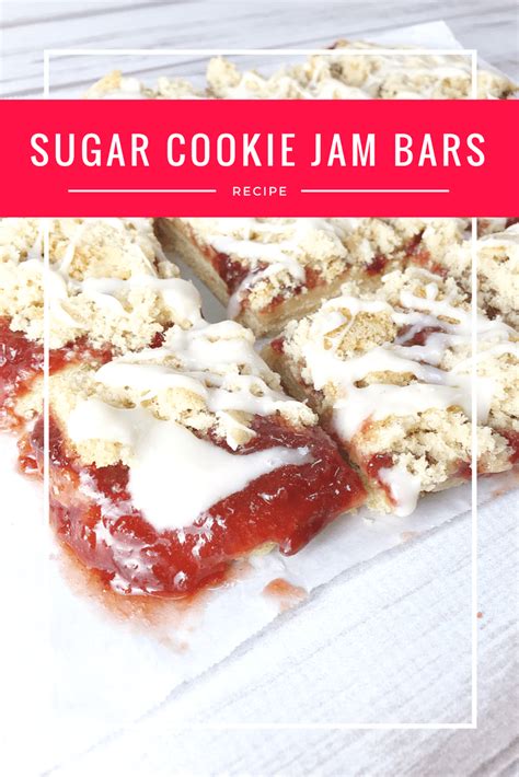 Sugar Cookie Jam Bars - Kelly Lynn's Sweets and Treats