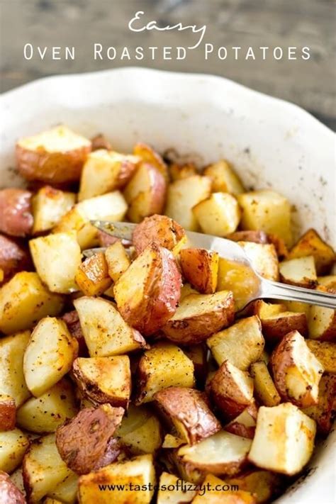 Easy Oven Roasted Potatoes Recipe {Crispy Potatoes