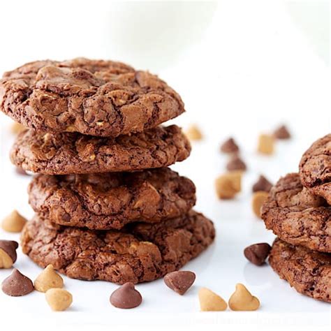 Chocolate Peanut Butter Toffee Cookies - Honest …