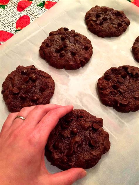 Soft Chewy Double Chocolate Chip Cookies Recipe