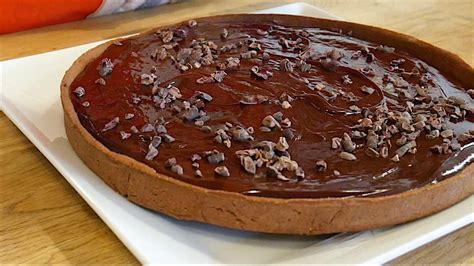 Dark Chocolate Tart Recipe by Jacqui Wedewer