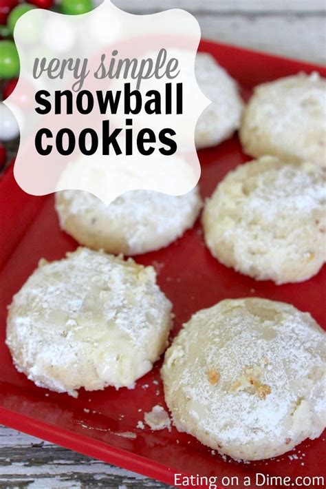 Snowball Cookies Recipe - how to make snowball cookies